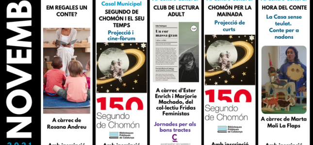 La Biblioteca de Cambrils commemora el 150è aniversari del naixement de Segundo de Chomón. La Biblioteca de Cambrils commemora el 150è aniversari del naixement de Segundo de Chomón.